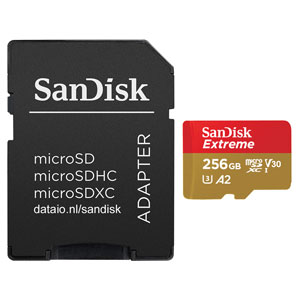 SanDisk Extreme 256GB microSD