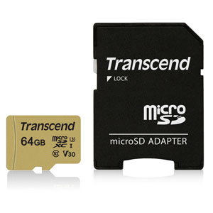 Transcend 500S 64GB microSD
