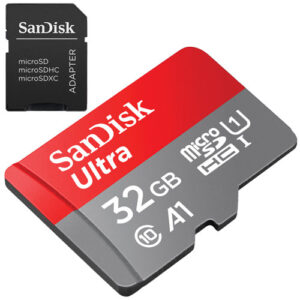 SanDisk 32GB micro SD ULTRA geheugenkaart UHS-I A1 met adapter